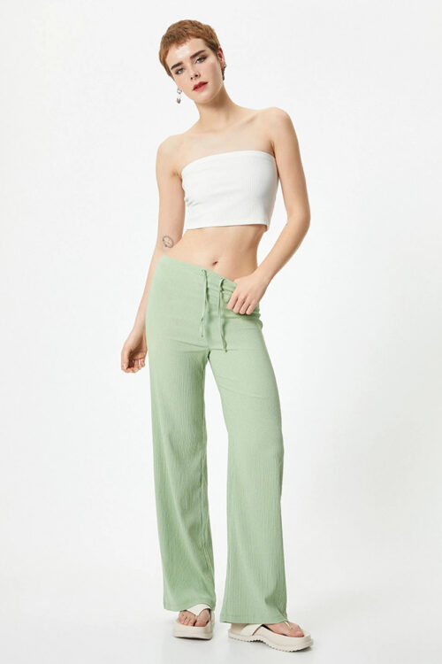 Wide Leg Velvet Pants