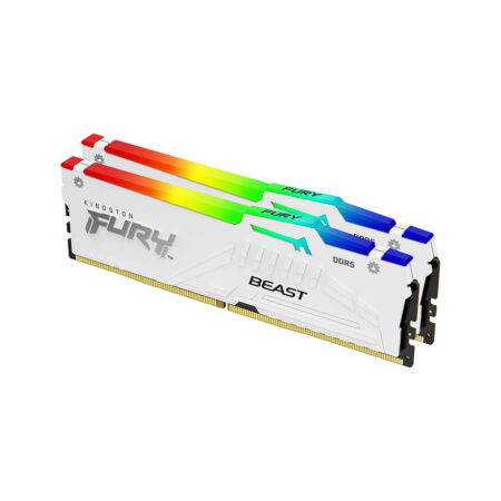 Ram Kingston Fury Beast White RGB 32GB DDR5 5600MHz Kit