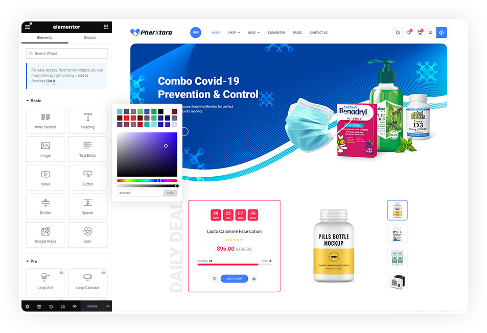 SW Pharxtore - Premium Responsive WordPress Theme